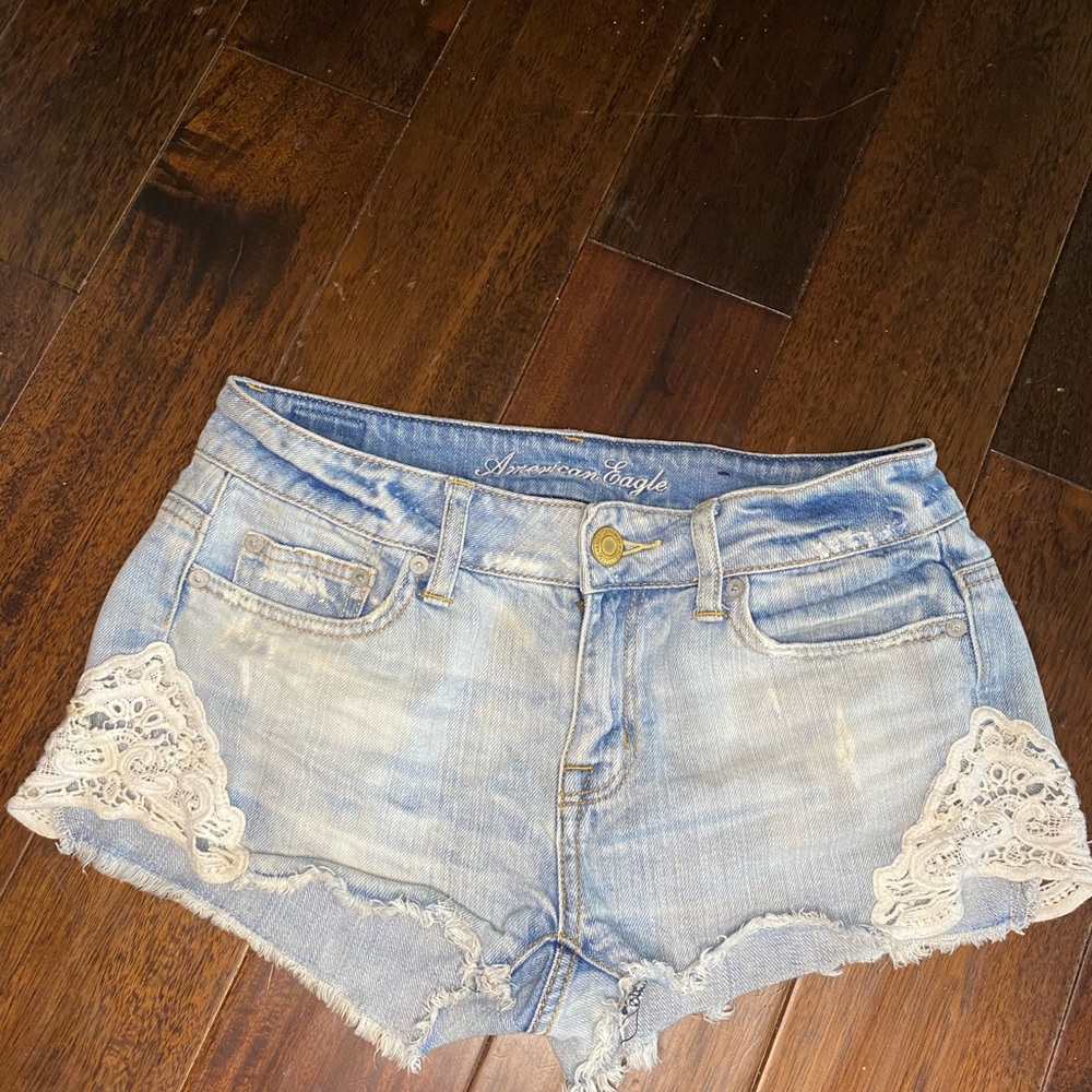 American eagle jean shorts